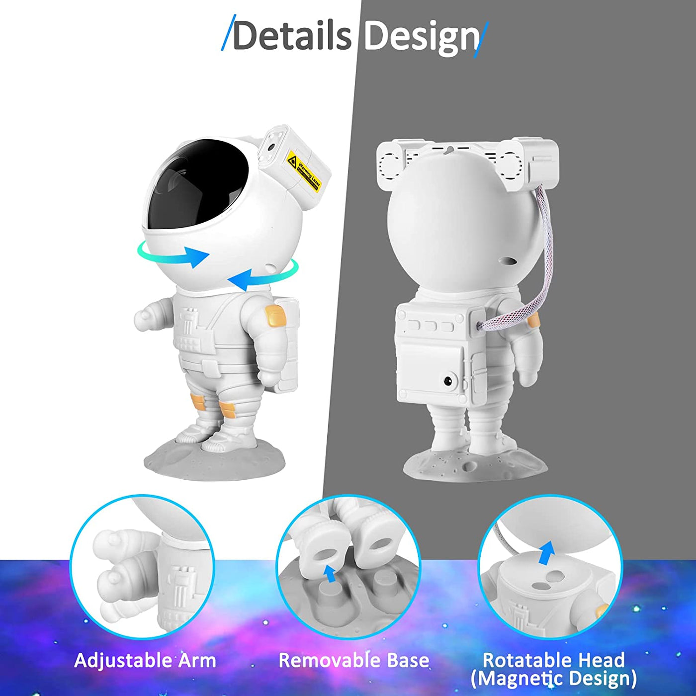 THE PERFECT ASTRONAUT NIGHT LIGHT PROJECTOR