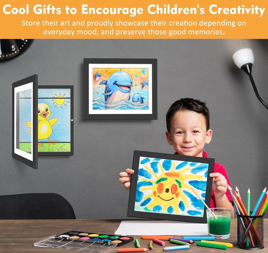 Kids' Magnetic Art Display Frame