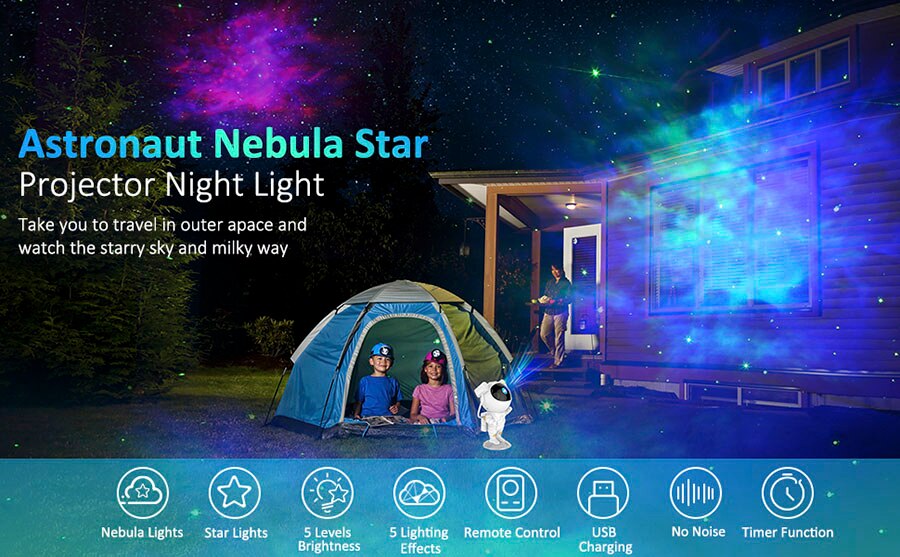 THE PERFECT ASTRONAUT NIGHT LIGHT PROJECTOR